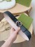 Gucci Interlocking G Buckle Belt 38MM in Black Signature Leather