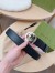 Gucci Interlocking G Buckle Belt 38MM in Black Signature Leather