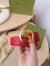 Gucci Interlocking G Buckle Belt 38MM in Red Signature Leather
