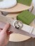 Gucci Interlocking G Buckle Belt 38MM in White Signature Leather