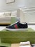 Gucci Men's Ace Sneakers in Black Signature Leather with Web