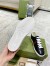 Gucci Men's Ace Sneakers in Black Signature Leather with Web
