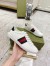 Gucci Women's Ace White Sneakers with Blue & Red Web
