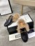 Gucci Women's Princetown Slippers with Lamb Wool