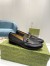 Gucci Women's Jordaan Loafers in Black Leather