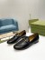 Gucci Women's Jordaan Loafers in Black Leather