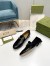 Gucci Women's Jordaan Loafers in Black Leather