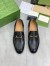 Gucci Men's Jordaan Loafers in Black Leather