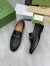 Gucci Men's Jordaan Loafers in Black Leather