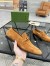 Gucci Men's Jordaan Loafers in Brown Suede Leather