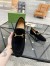Gucci Men's Jordaan Loafers in Black Suede Leather