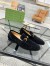 Gucci Men's Jordaan Loafers in Black Suede Leather