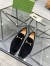 Gucci Men's Jordaan Loafers in Black Suede Leather