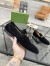 Gucci Men's Jordaan Loafers in Black Suede Leather