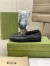 Gucci Men's Horsebit Slip-on Loafer in Black Leather