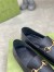 Gucci Men's Horsebit Slip-on Loafer in Black Leather