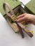 Gucci GG Marmont Thin Belt 20MM in Dusty Pink Leather
