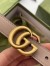 Gucci GG Marmont Thin Belt 20MM in Dusty Pink Leather