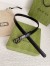 Gucci GG Marmont Belt 20MM in Black Leather with Black Buckle