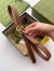 Gucci GG Marmont Thin Belt 20MM in Tan Leather