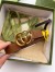 Gucci GG Marmont Thin Belt 20MM in Tan Leather