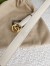 Gucci GG Marmont Thin Belt 20MM in White Leather with Shiny Buckle