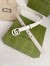 Gucci GG Marmont Belt 20MM in White Leather with White Buckle
