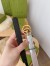 Gucci GG Marmont Thin Belt 20MM in Silver Lame leather