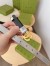 Gucci GG Marmont Thin Belt 20MM in Silver Lame leather