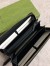 Gucci Zip Around Wallet In Beige GG Supreme Canvas
