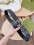 Gucci Black GG Supreme Belt 38MM with Interlocking G Buckle