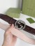 Gucci Brown Signature Leather Belt 38MM with Interlocking G Buckle
