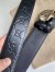 Gucci Black Signature Leather Belt 38MM with Interlocking G Buckle