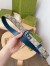 Gucci Supreme GG Marmont Belt 30MM with Blue GG Buckle