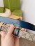 Gucci Supreme GG Marmont Belt 30MM with Blue GG Buckle