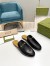 Gucci Women's Princetown Slippers in Black Leather