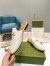 Gucci Women's Princetown Slippers in White Leather