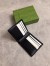Gucci GG Marmont Bi-fold Wallet In Black Leather
