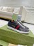 Gucci Men's Ace Sneakers in Black GG Canvas with Tigers Print