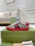 Gucci Men's Ace Sneakers in Beige GG Supreme Canvas with Web