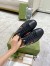 Gucci Men's Ace Sneakers in Black Leather with Bee