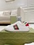 Gucci Men's Ace Sneakers in White Leather with Bee