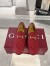 Gucci Women's Jordaan Loafers in Red GG canvas