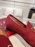Gucci Women's Jordaan Loafers in Red GG canvas