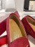 Gucci Women's Jordaan Loafers in Red GG canvas