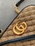 Gucci GG Marmont Small Camera Bag in Canvas with Black Trim