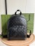 Gucci Small Backpack in Black Signature Leather 