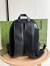 Gucci Small Backpack in Black Signature Leather 