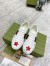 Gucci Women's Ace Sneakers in White Leather with Stars