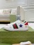 Gucci Women's Ace Sneakers in White Leather with Stars